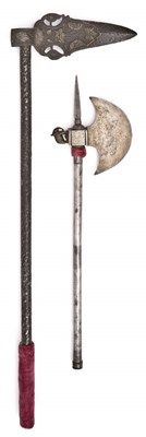Lot 34 - AN INDO-PERSIAN AXE