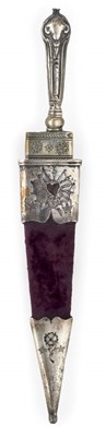 Lot 43 - A MEDITERRANEAN SILVER-MOUNTED DAGGER