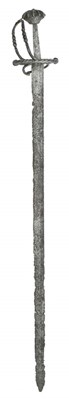 Lot 109 - A RARE MILITARY BACKSWORD 'KATZBALGER'