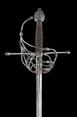 Lot 110 - A FINE SWEPT-HILT RAPIER