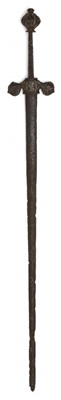 Lot 114 - AN ENGLISH PILLOW SWORD