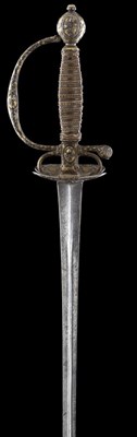 Lot 124 - A FRENCH SMALL-SWORD