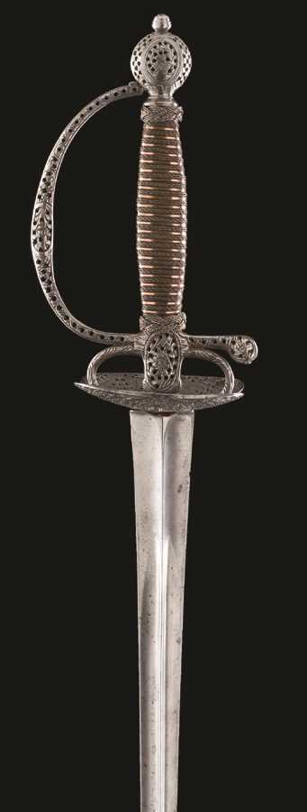 Lot 128 - AN ENGLISH SMALL-SWORD