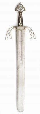 Lot 144 - AN EXECUTIONER'S SWORD IN SPANISH 16TH CENTURY STYLE AND ANOTHER EXECUTIONER'S SWORD