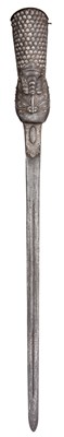 Lot 18 - AN INDIAN SWORD (PATA), PROBABLY 18TH/19TH CENTURY THANJAVUR, TAMIL NADU