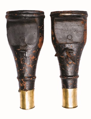 Lot 192 - A RARE PAIR OF REGULATION PISTOL HOLSTERS