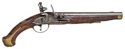 Lot 193 - A .650 CALIBRE RUSSIAN FLINTLOCK REGULATION HOLSTER PISTOL