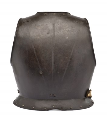 Lot 238 - A GERMAN BACKPLATE OF SIEGE WEIGHT