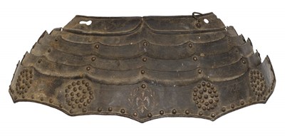 Lot 249 - A NORTH EUROPEAN CULET FROM A CUIRASSIER'S ARMOUR