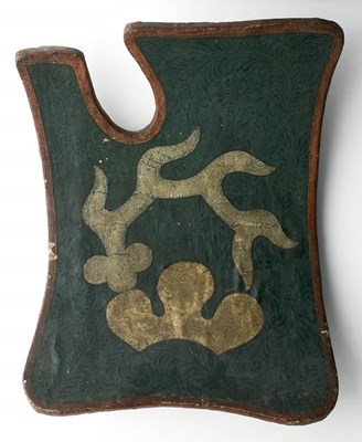 Lot 267 - A GERMAN SHIELD FOR THE JOUST IN MID-15TH CENTURY STYLE