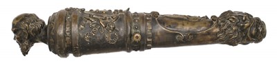 Lot 315 - A BRASS CANNON IN THE STYLE OF COSIMO CENNI