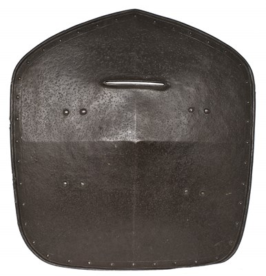 Lot 345 - A RARE ENGLISH SHOT-PROOF PAVISE