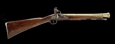 Lot 352 - **A FLINTLOCK BLUNDERBUSS BY PERRY
