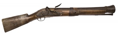 Lot 355 - A CONTINENTAL FLINTLOCK MUSKETOON
