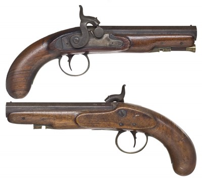 Lot 396 - **A FRENCH .700 CALIBRE MODEL 1822 PERCUSSION PISTOL; A 10 BORE PERCUSSION PISTOL OF REGULATION TYPE