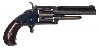 Lot 402 - A .32 RIM-FIRE LONG CALIBRE SMITH & WESSON MODEL NO. 1-1/2 FIVE-SHOT REVOLVER