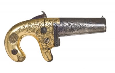 Lot 448 - A .41 CALIBRE U.S. MOORE'S PATENT NO. 1 DERINGER