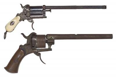 Lot 455 - A 4MM CONTINENTAL SIX-SHOT PIN-FIRE REVOLVER