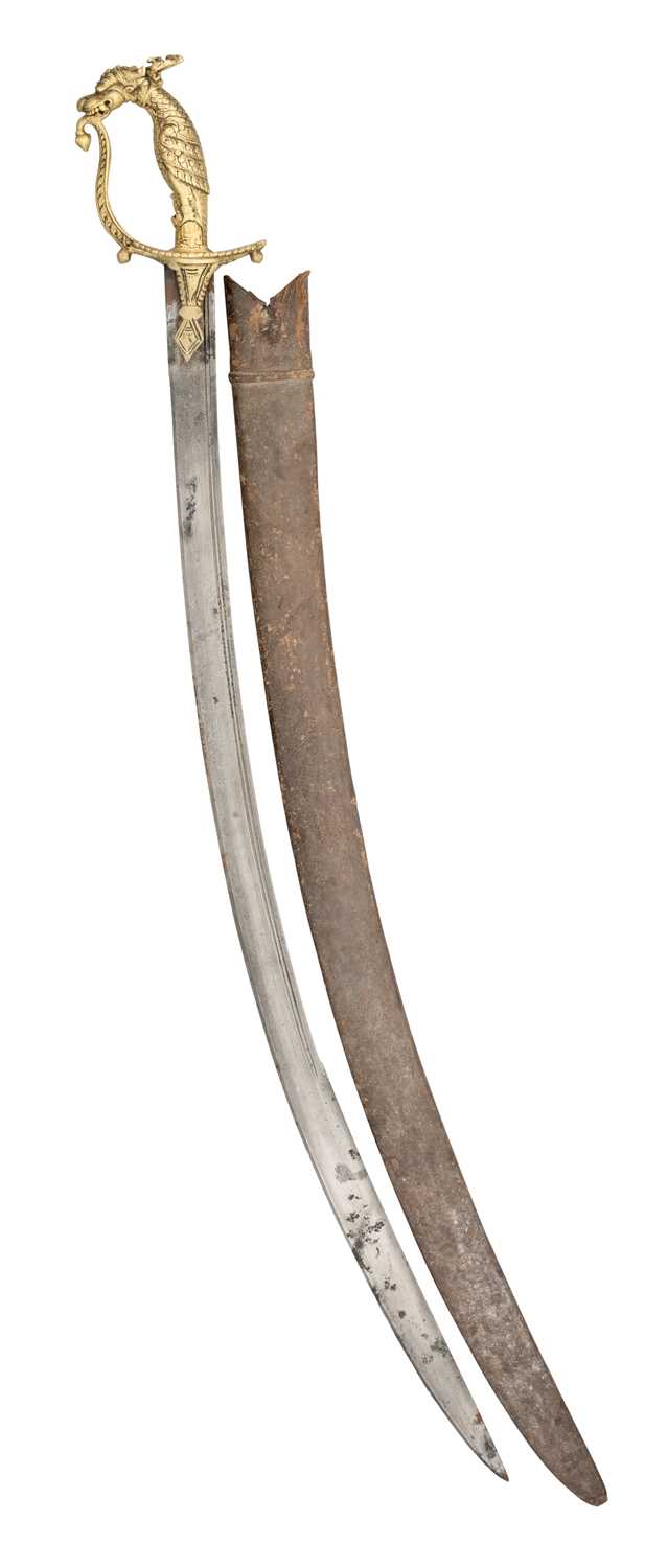 Lot 28 - A SOUTH INDIAN SWORD, 18TH/19TH CENTURY,