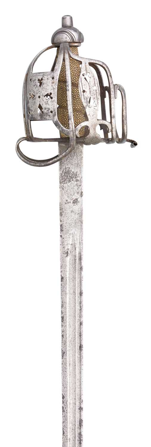 Lot 118 - A HIGHLAND BASKET-HILTED BACKSWORD