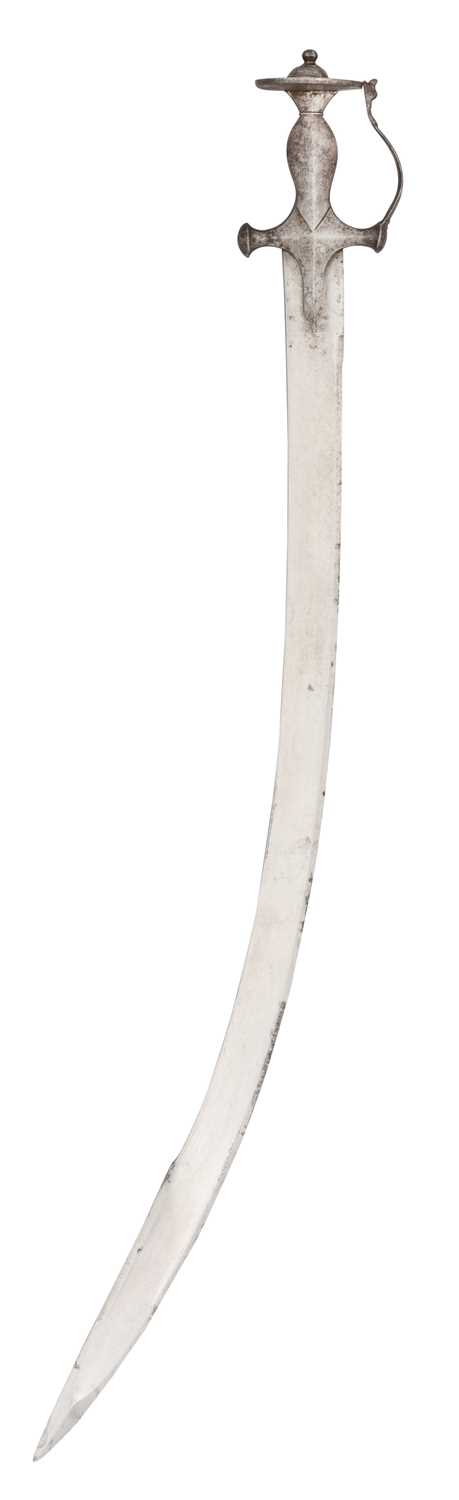 Lot 26 - AN INDIAN SWORD (TALWAR), 18TH CENTURY,