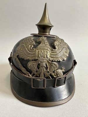 Lot 399 - AN IMPERIAL GERMAN INFANTRY SOLDIER’S PICKELHAUBE