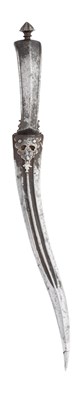 Lot 53 - A SOUTH INDIAN DAGGER (BICHWA), 18TH CENTURY, PROBABLY MADRAS, TAMIL NADU