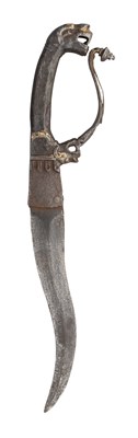 Lot 39 - A SOUTH INDIAN DAGGER (KHANJAR), 16TH/17TH CENTURY, POSSIBLY THANJAVUR OR MADRAS, TAMIL NADU