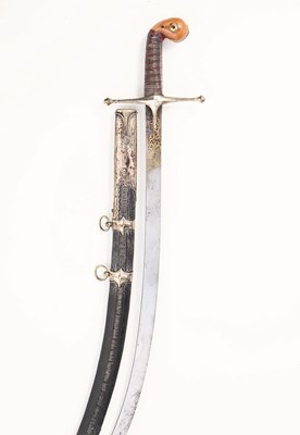 Lot 37 - A TURKISH SILVER-MOUNTED KILIG