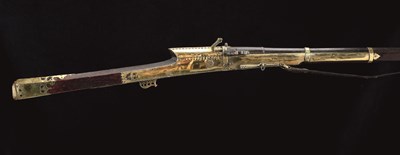 Lot 56 - AN INDIAN MATCHLOCK MUSKET