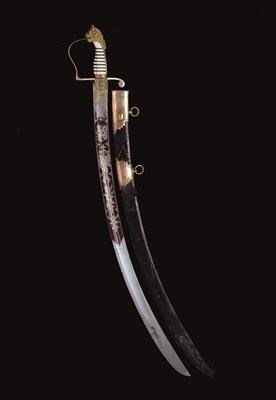 Lot 57 - A FINE GEORGIAN OFFICER'S SWORD BY OSBORN