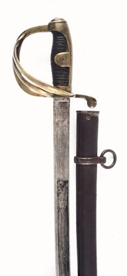 Lot 85 - A CONTINENTAL CAVALRY SWORD