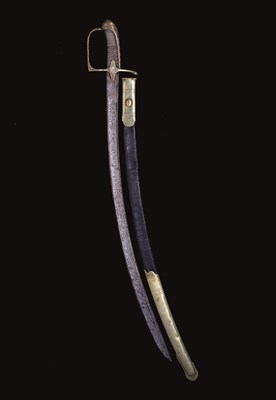Lot 89 - A VERY RARE FRENCH FIRST EMPIRE SABRE FOR AN OFFICER OF THE FOOT GRENADIERS OF THE IMPERIAL GUARD