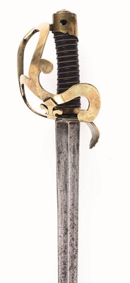 Lot 92 - A RARE FRENCH MODEL 1784 CAVALRY SABRE