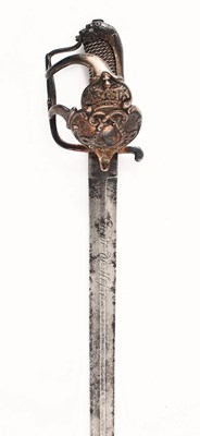 Lot 100 - A RARE GARDE DE HESSEN-DARMSTADT CAVALRY DEGEN