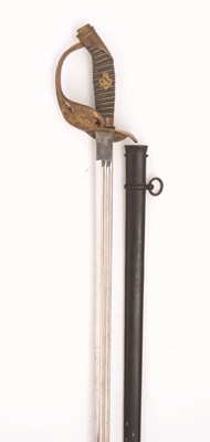 Lot 103 - A GERMAN CAVALRY OFFICER'S SABRE
