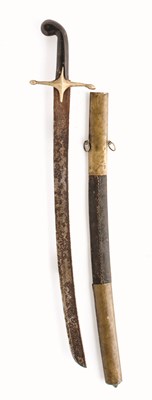 Lot 105 - A GERMAN MAMELUKE-HILTED SWORD IN THE TURKISH TASTE