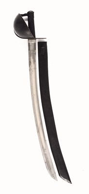 Lot 113 - TWO DUTCH NAVAL BOARDING CUTLASSES