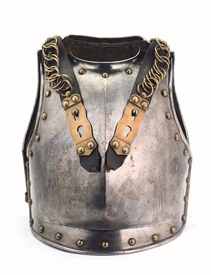 Lot 122 - A BELGIAN CAVALRY CUIRASS BY DECHANGE A LIÃˆGE