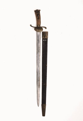 Lot 141 - A GERMAN HUNTING SWORD