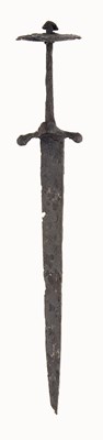 Lot 143 - A GERMAN QUILLON DAGGER