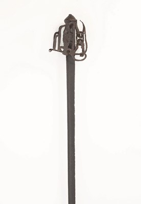 Lot 178 - A SCOTTISH BASKET-HILTED BACKSWORD