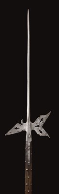 Lot 196 - A GERMAN HALBERD