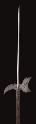 Lot 207 - A GERMAN HALBERD