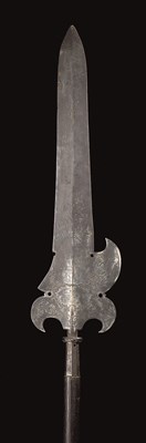 Lot 220 - AN ETCHED PARTISAN DATED 1699