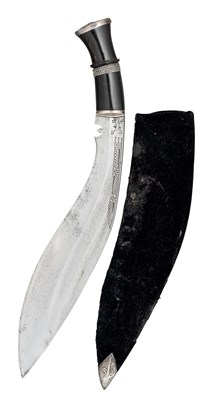 Lot 57 - A NEPALESE DAGGER (KUKRI), 19TH CENTURY