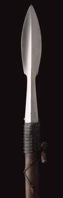 Lot 241 - A NORTH GERMAN BOAR SPEAR FROM THE COURT HUNT OF ERNST AUGUST