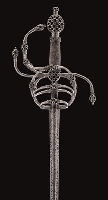 Lot 251 - AN ITALIAN SWEPT-HILT RAPIER