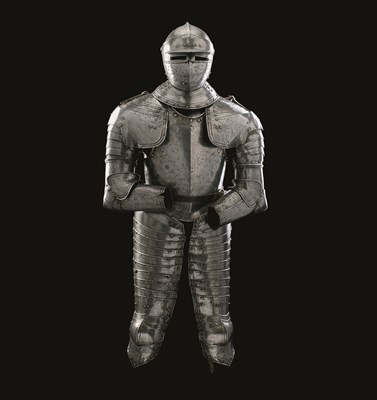 Lot 260 - A COMPOSITE EUROPEAN CUIRASSIER'S ARMOUR