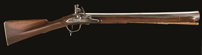 Lot 277 - A FLINTLOCK SEA SERVICE MUSKETOON BY BROOKS